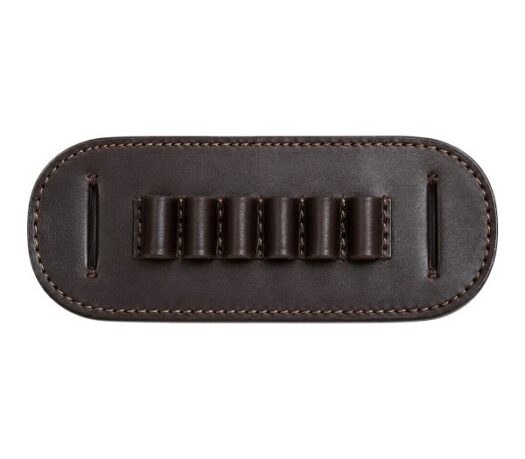 Leather cartridge holder with 5 shell loops